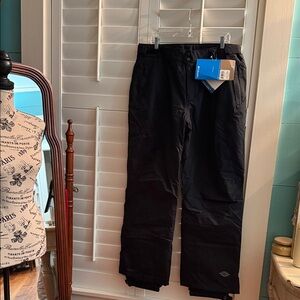 Columbia Black Men's Snow-ski Pants—New with Tags